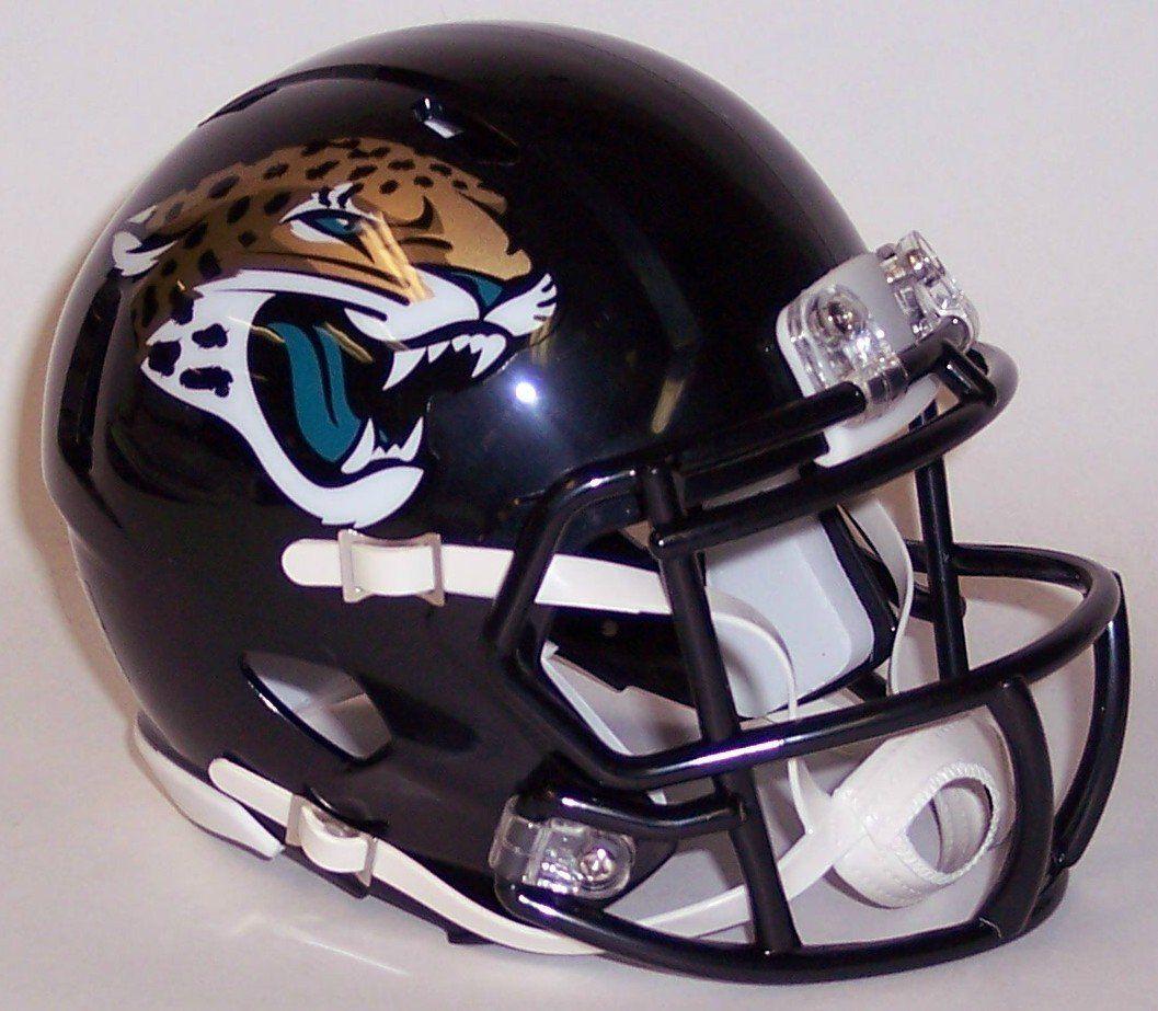 Jacksonville Jaguars Helmet Logo - Jacksonville Jaguars 2018 Logo All Black Shell Riddell