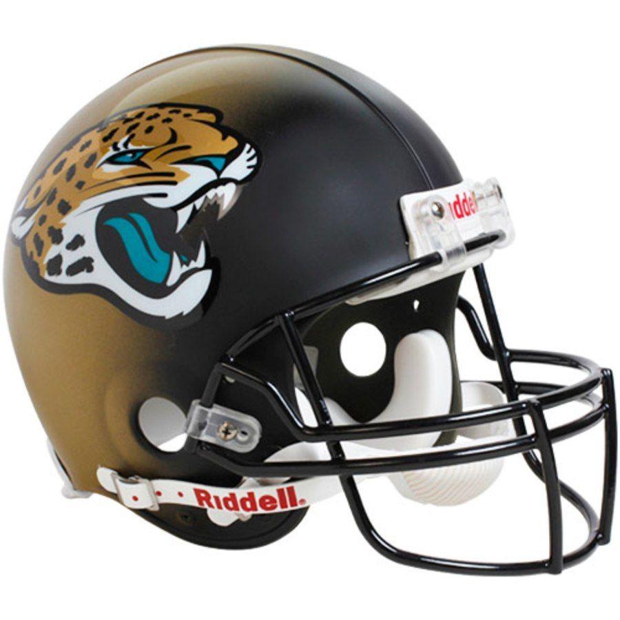 Jacksonville Jaguars Helmet Logo - Riddell Jacksonville Jaguars New Logo Full Size Replica Helmet ...