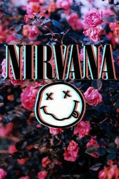 Nirvana Flower Logo - Nirvana logo flowers | Music~Rock, Punk, Metal | Nirvana, Grunge, Music