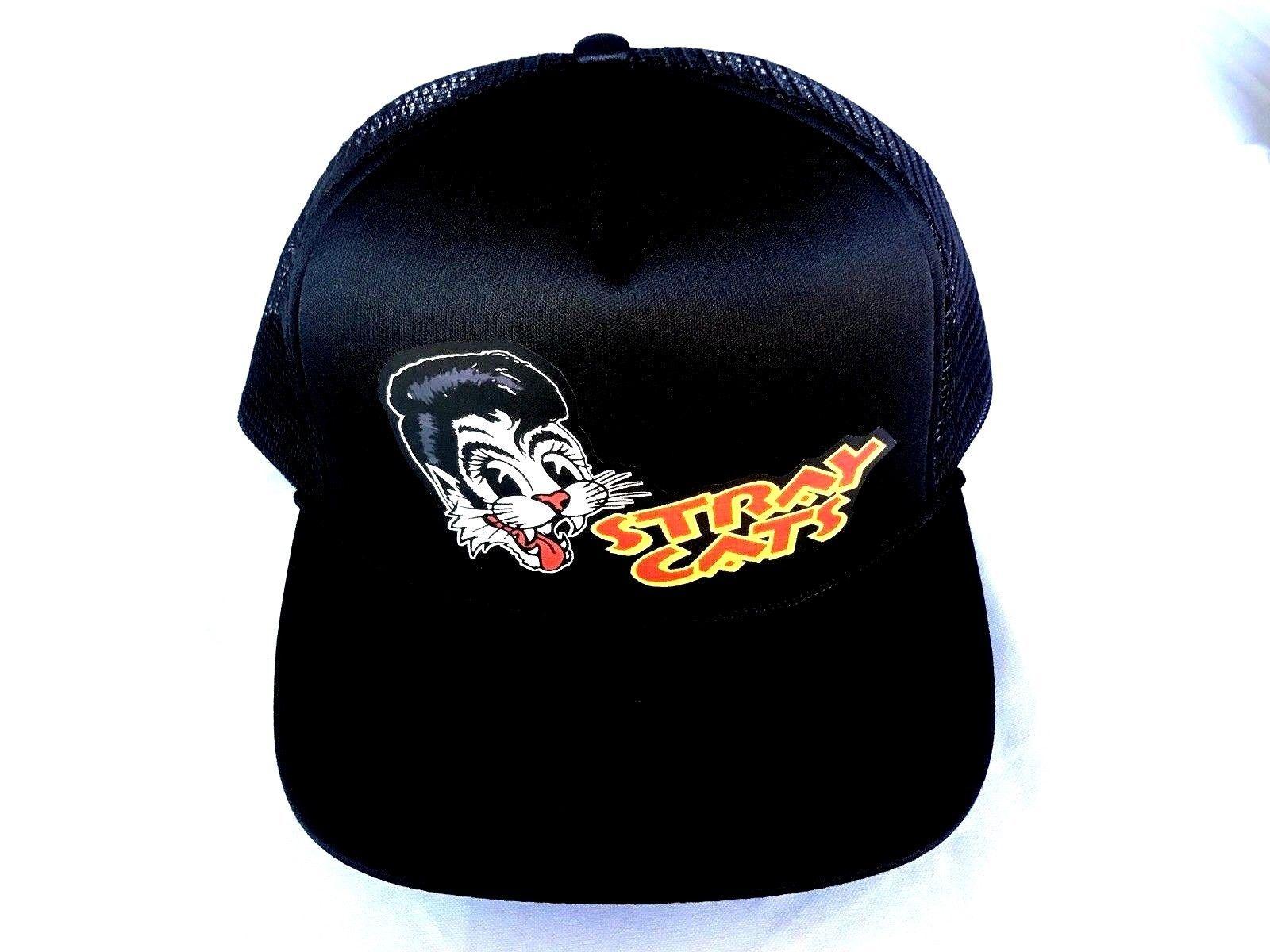 Sexy Cadillac Logo - Stray Cats Rockabilly Trucker Double Snap back Rockabilly