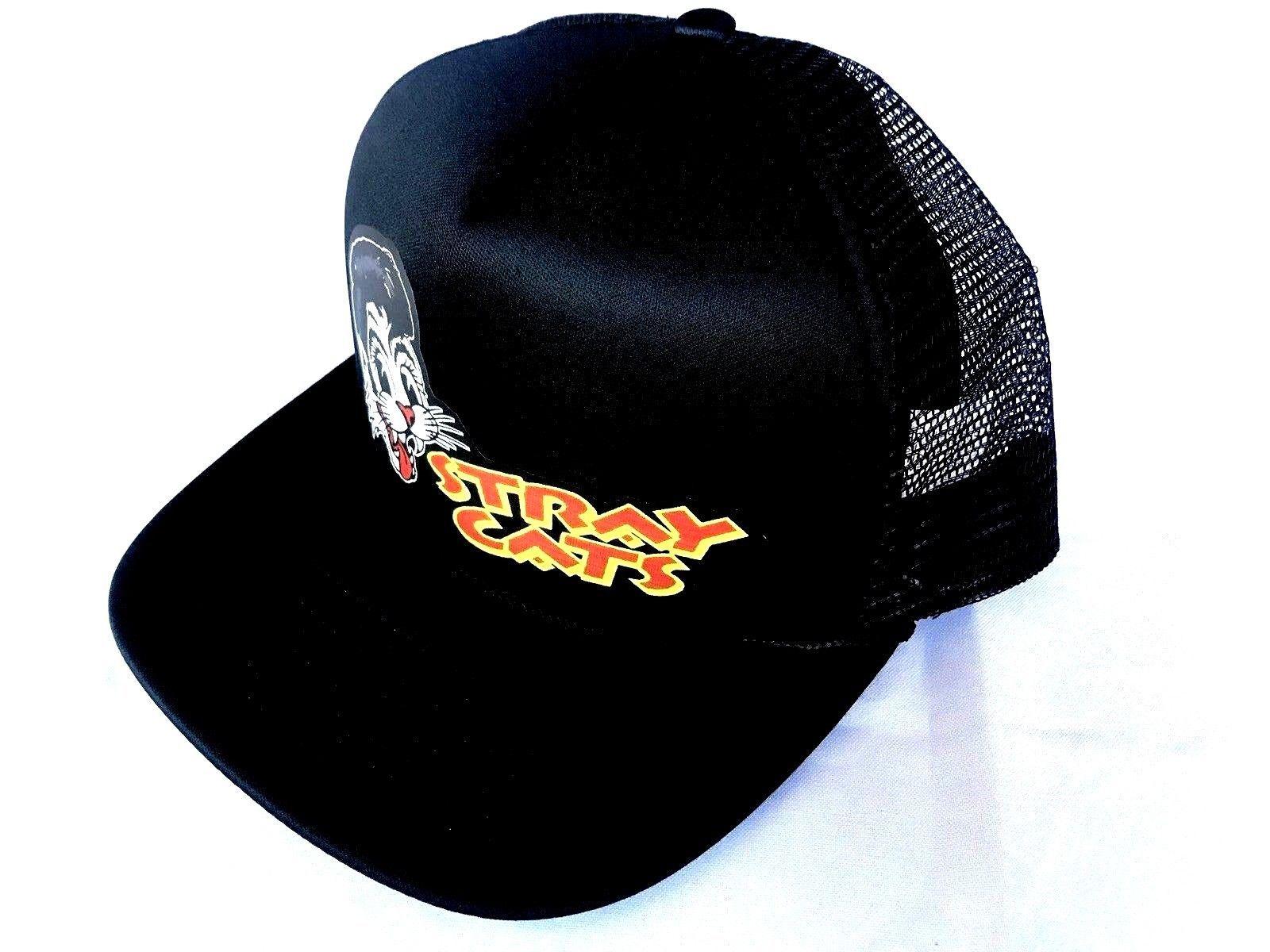 Sexy Cadillac Logo - Stray Cats Rockabilly Trucker Double Snap back Rockabilly