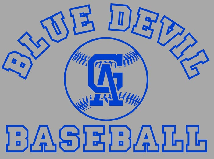 Blue Devils Baseball Logo - Richard Corvin Academy High School