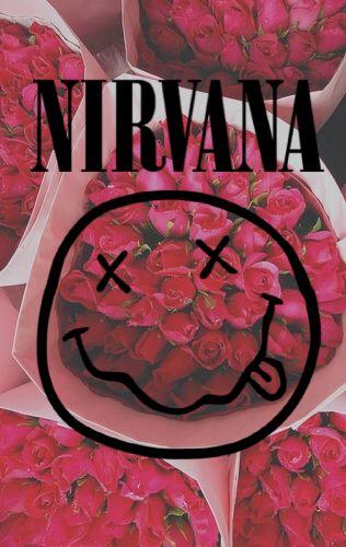 Nirvana Flower Logo - nirvana wallpaper edit i made haha on We Heart It