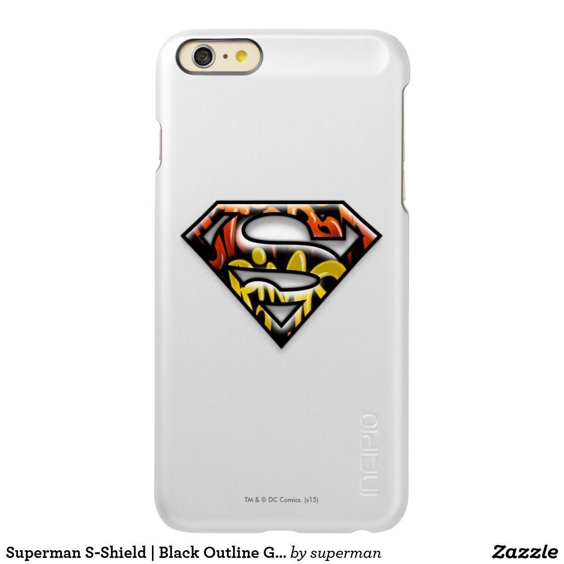Incipio Logo - Superman S Shield. Black Outline Graffiti Logo Incipio IPhone Case
