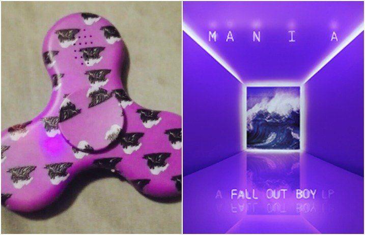 FOB Mania Logo - Fall Out Boy surprise fans again, this time with fidget spinners ...