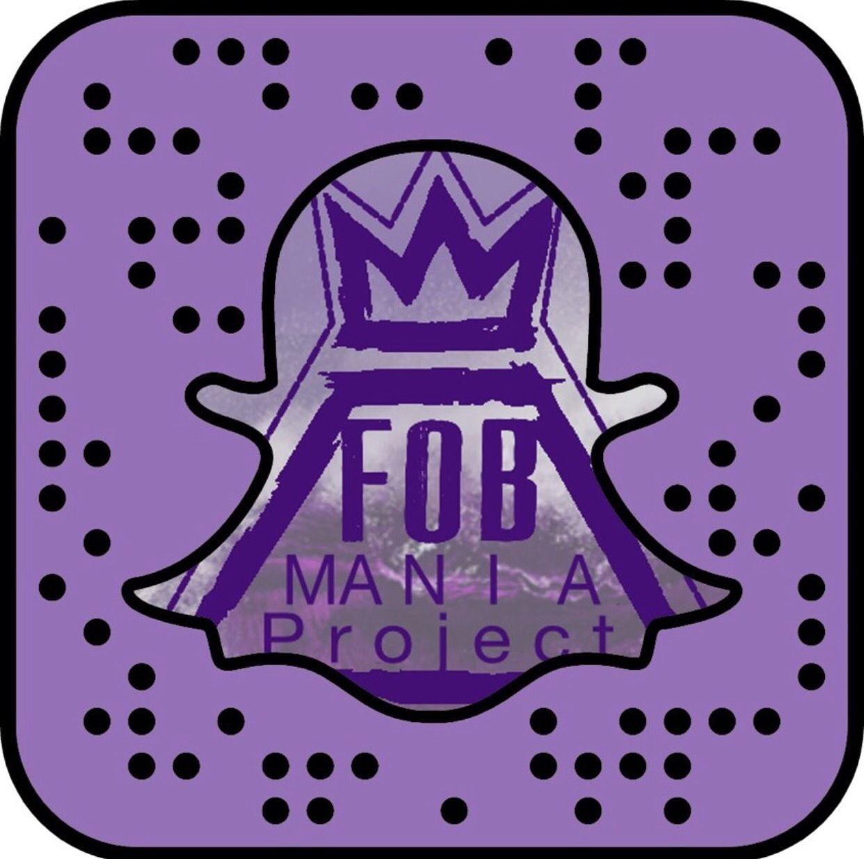 FOB Mania Logo - FOB MANIA Tour Project — I am officially logged into the Snapchat for...