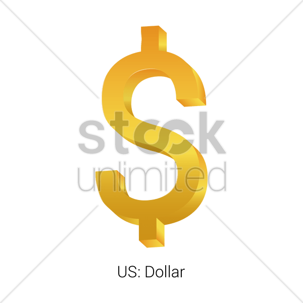 Us Currency Logo - Dollar currency symbol Vector Image - 1821535 | StockUnlimited