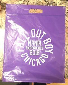 FOB Mania Logo - NEW Fall Out Boy 2018 MANIA Experience Shopping Bag Mint Chicago