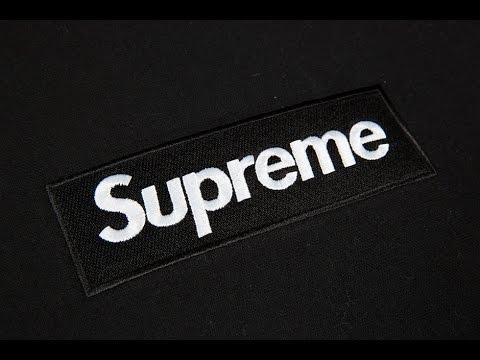 Black and White Box Logo - Supreme Unboxing- Black Box Logo Hoodie (How to spot a fake) - YouTube