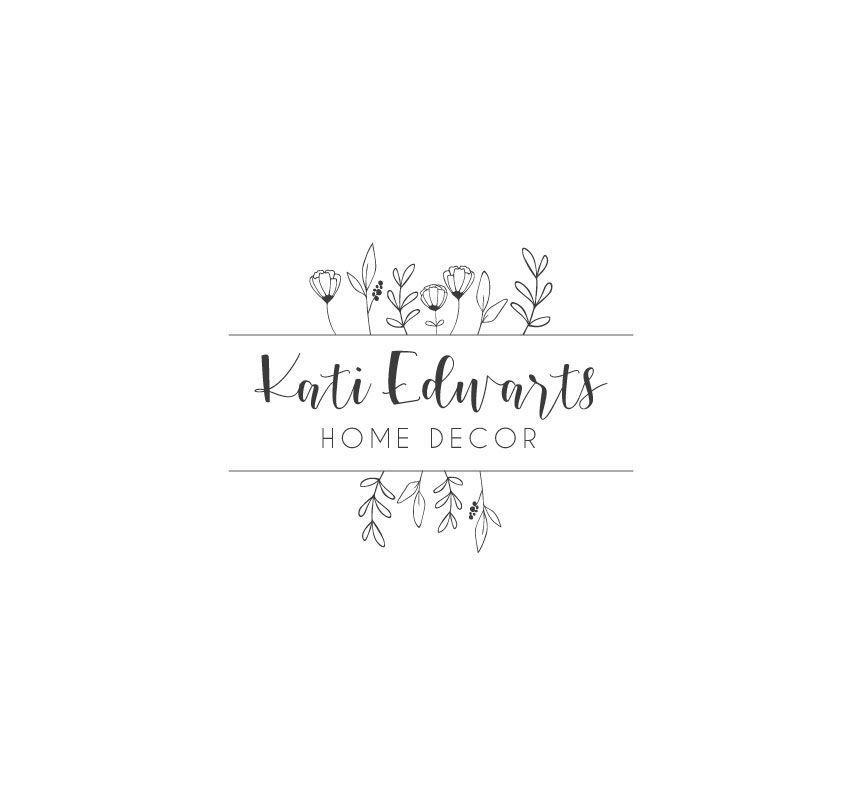 Pastel Floral Logo - Elegant logo design for, wedding planners, florists, flower shop ...