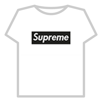 Black Supreme Logo - Black Supreme Logo - Roblox