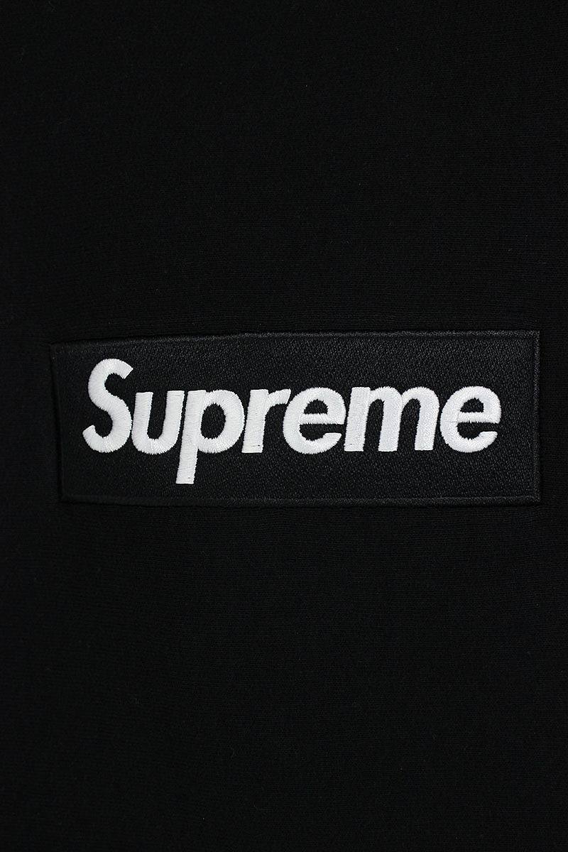 Black Supreme Logo - RINKAN: シュプリーム /SUPREME box logo crew neck sweat shirt M