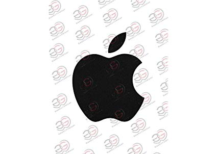 White Apple iPhone Logo - GADGETS WRAP Vinyl Black Matte Apple Logo Sticker for: Amazon.in