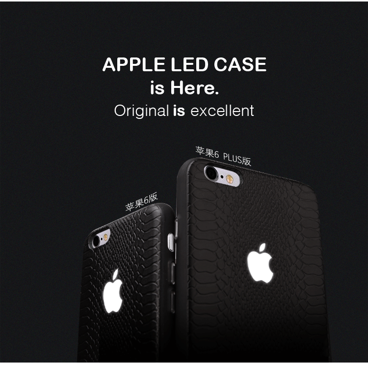 Cover Apple Logo - LEKE ® Apple iPhone 7 World's First LED Light Illuminated Apple Logo ...