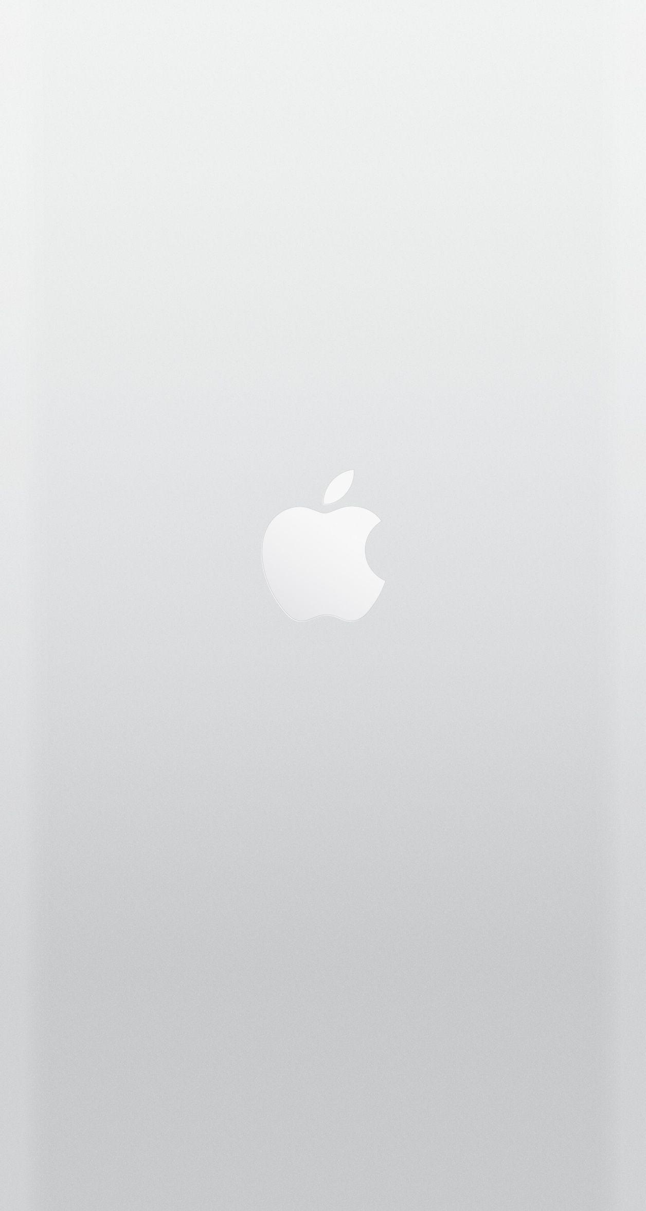 White Apple iPhone Logo - Apple logo wallpaper for iPhone 6