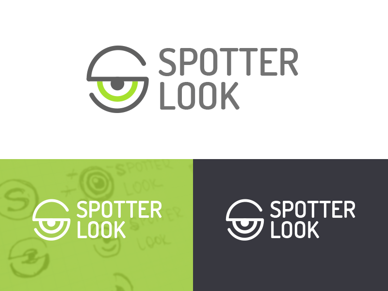 Look with Eyes Logo - SpotterLook logo concept design by Natali Volosetska. Dribbble