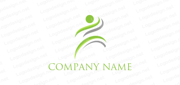 Abstract Person Logo - running abstract person | Logo Template by LogoDesign.net