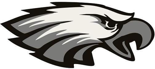 Black and White Eagle Football Logo - Q102 - Northwest Georgia - Coosa Eagles Boys Basketball Team in Elite 8