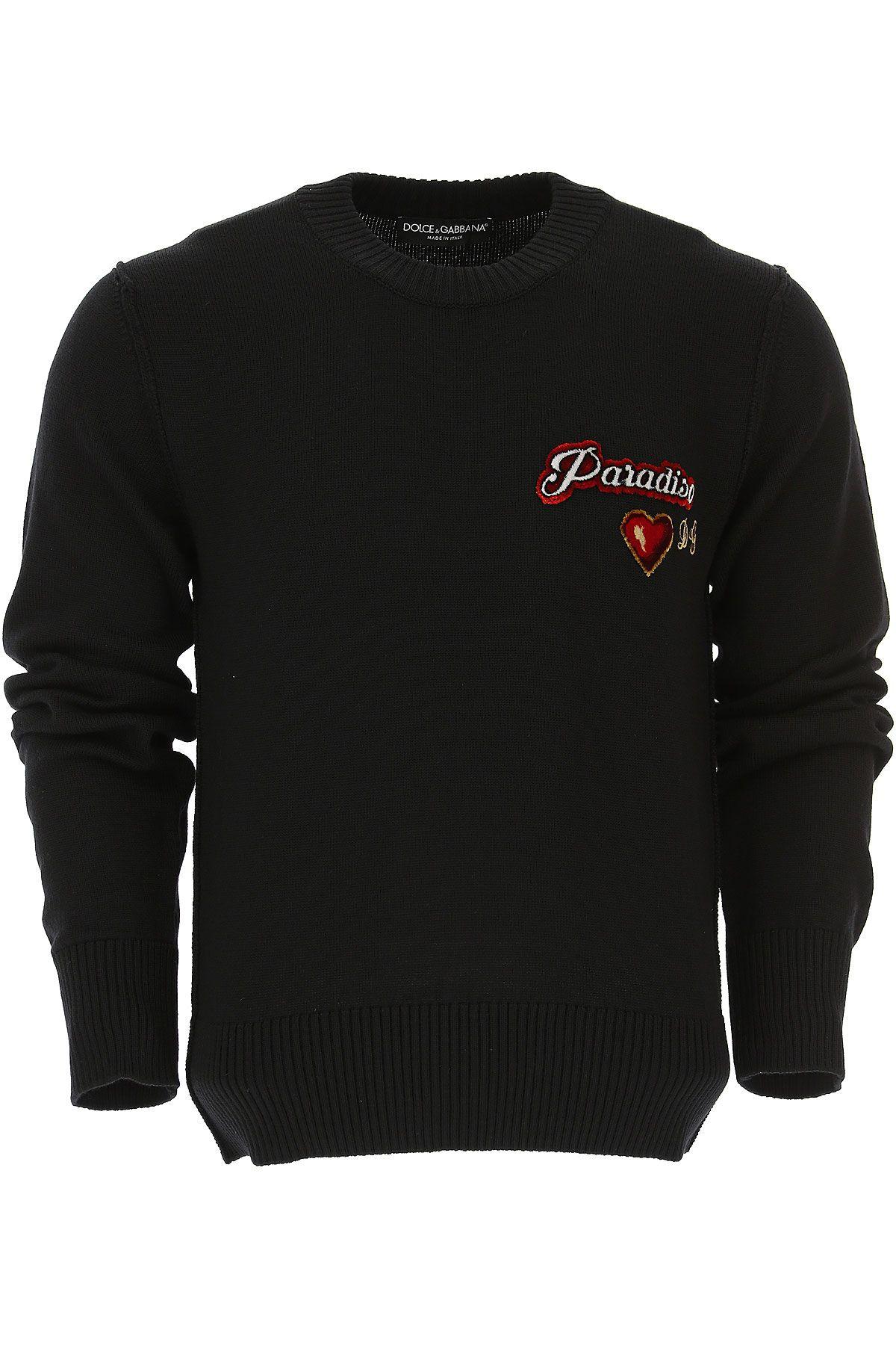 Red White Heart Logo - Dolce & Gabbana Clothing For Men Fall 2018 19 Black•Other