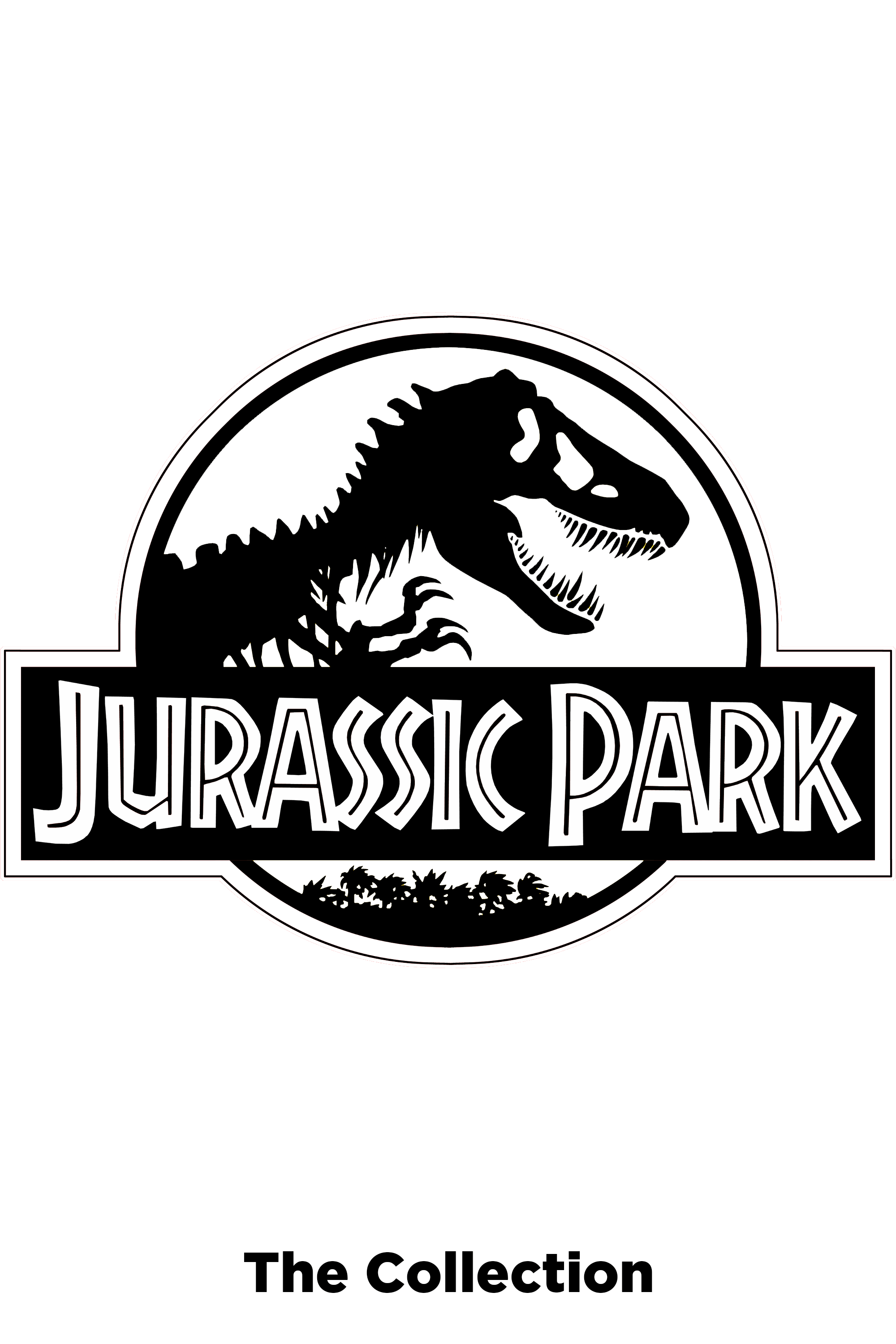 Jurassic Park Black and White Logo - Jurassic Park - Plex Collection Posters