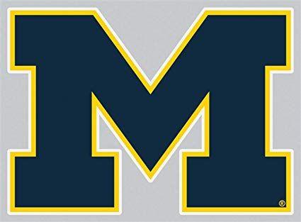 Blue Square Yellow U Logo - Amazon.com : Michigan Wolverines University of Michigan Logo Decal ...