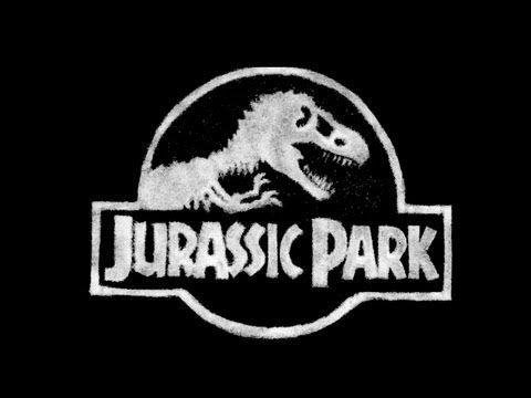 Jurassic Park Black and White Logo - Art With Salt