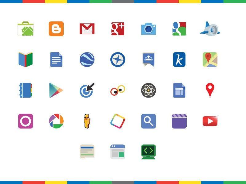 Google Products Logo - Google Products Logos - Icons - Fribly
