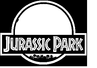 Jurassic Park Black and White Logo - Jurassic park GIF on GIFER