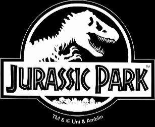 Jurassic Park Black and White Logo - Jurassic Park Electronics & Tech Accessories | Zazzle