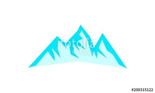 Ice Mountain Logo - Ice Mountain Logo Stock Image And Royalty Free Vector Files