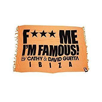 Famous Orange Logo - David Guetta F*** Me I'm Famous Ibiza Sarong Logo Beach Swimwear ...