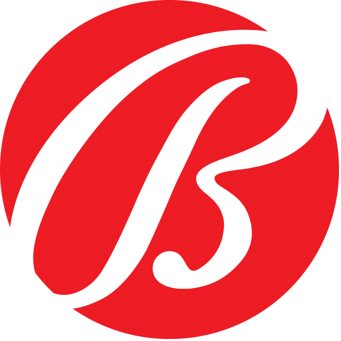 Red and White B Logo - Red White Circle With S Logo Png Image