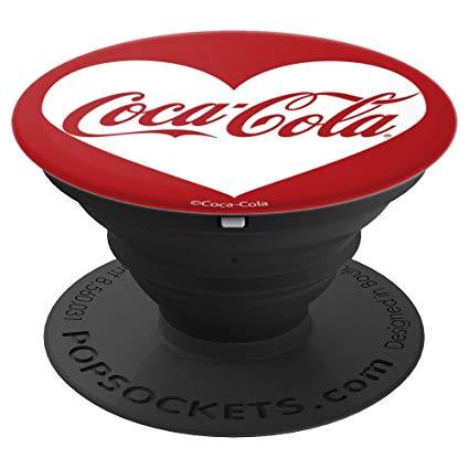 Red White Heart Logo - Amazon.com: Coca-Cola White Heart Original Vintage Logo - PopSockets ...