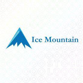 Ice Mountain Logo - Ice Mountain logo | Logos for Sale | Logos, Mountain logos, Mountains