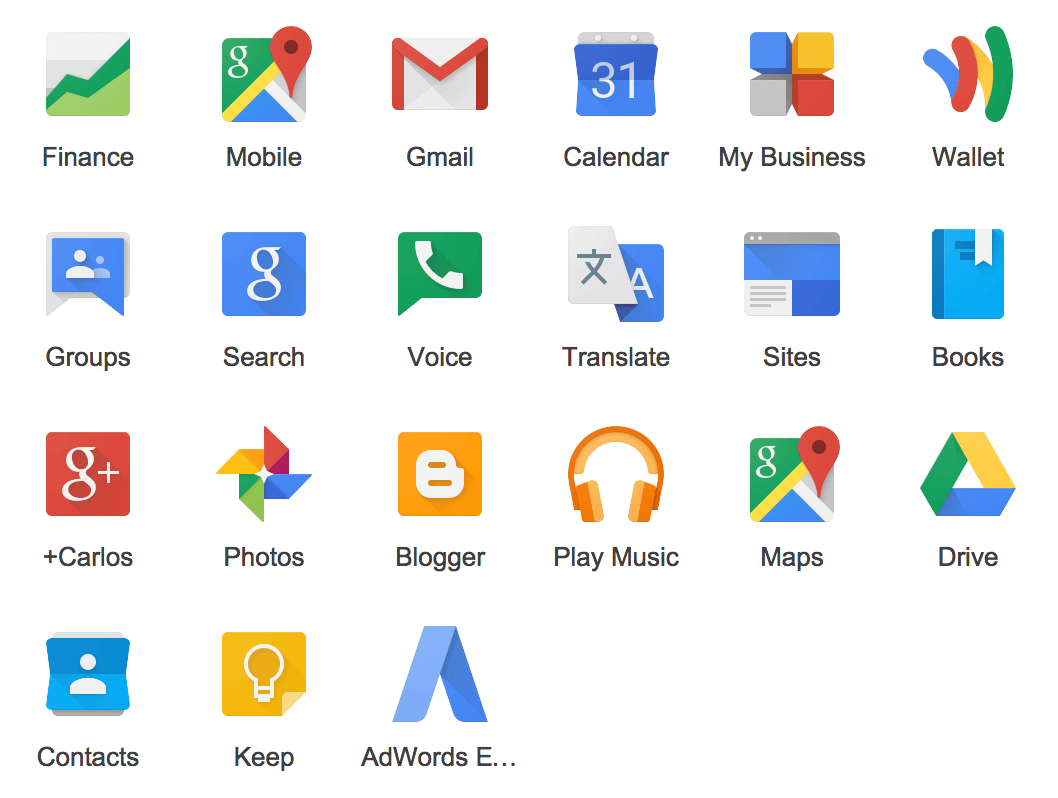 Google Products Logo - Google Needs To Get Their API Icon Set In Order