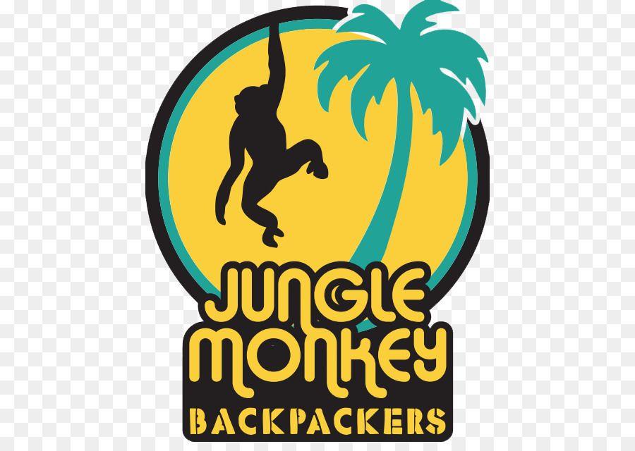 Jungle Logo - Jungle Monkey Backpackers Logo Monkey Jungle Clip art - Backpacker ...