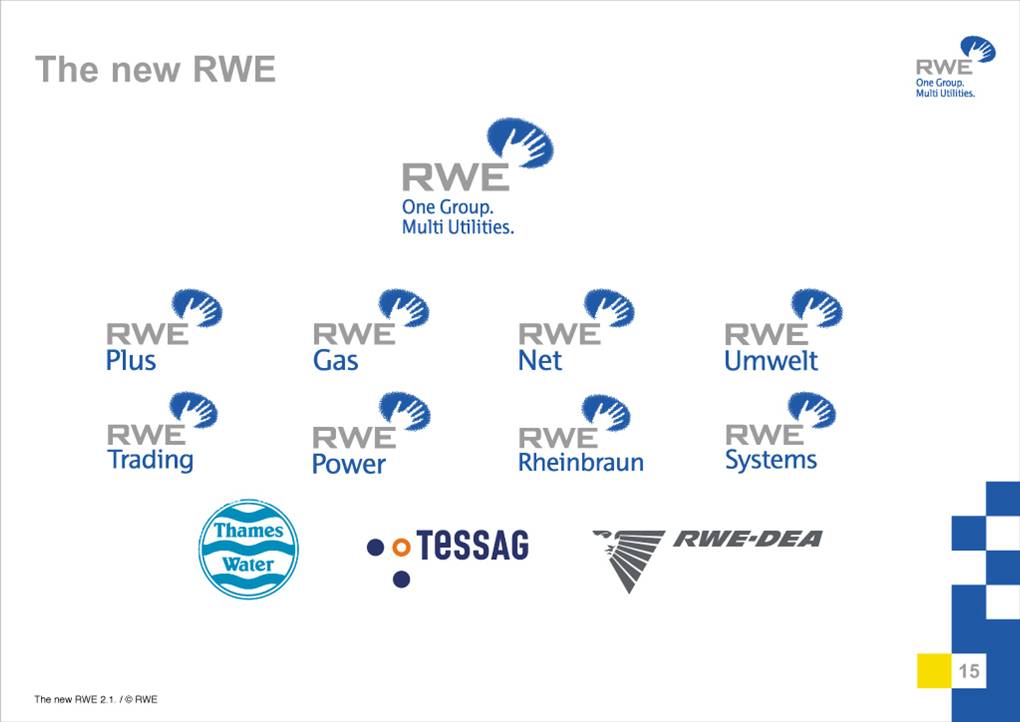 RWE AG Logo - RWE AG - 2000-2008