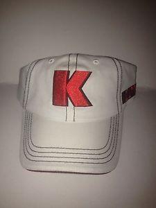 White with a Red K Logo - NO ERRORS Red K No Defense Needed HAT