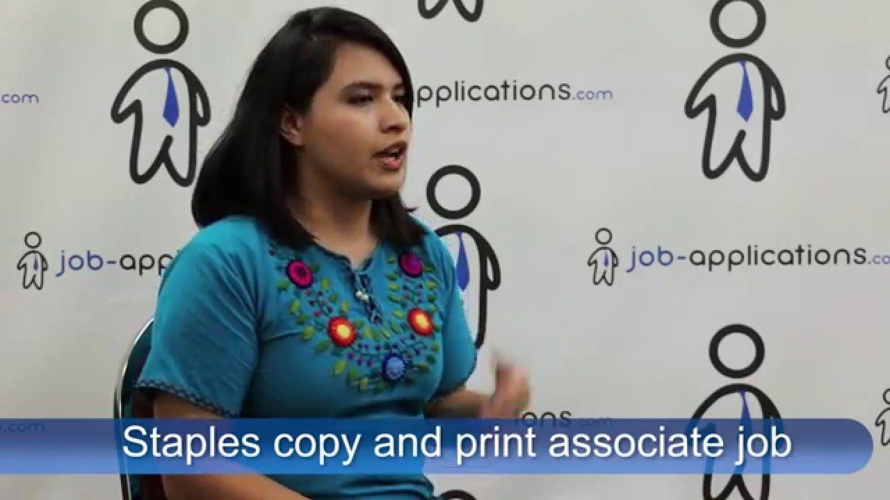 Staples Copy and Print Logo - Staples Interview - Copy and Print Associate - YouTube