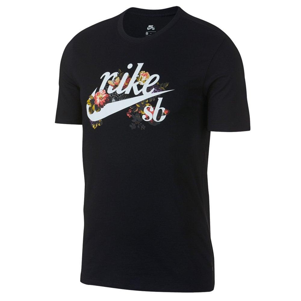 Nike Floral Logo - Nike SB Floral Logo T Shirt