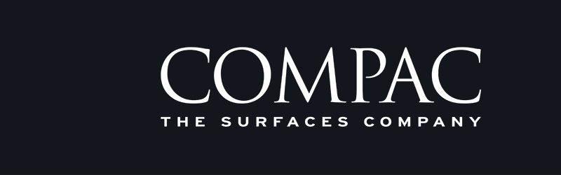 Compac Quartz Logo - Compac. Superficies decorativas de Cuarzo y Mármol