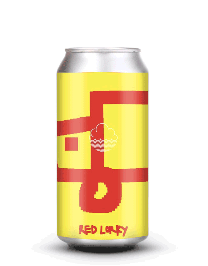 Red and Yellow Beverage Logo - Cloudwater - Red Lorry Yellow Lolly (Twin Pack) - Dexter & Jones