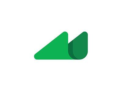 Green M Logo - M Logo Design