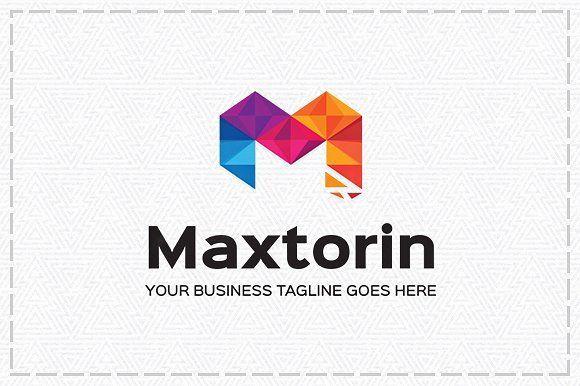 Orange Pink Logo - Maxtorin Logo Template Templates Stylish (Maxtorin) logo template