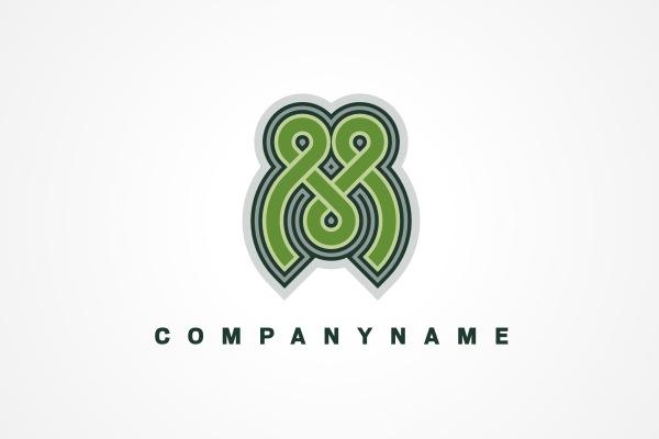 Green M Logo - Free Logo: Decorative M Logo