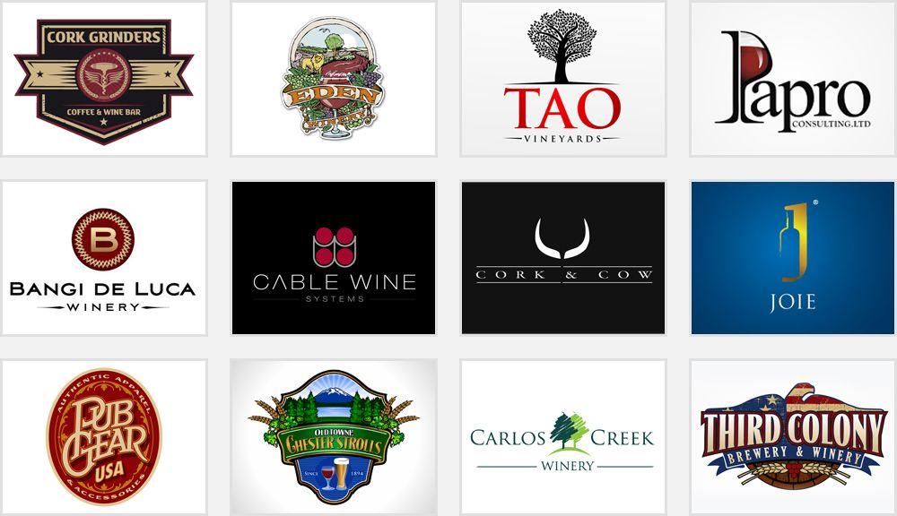 Alcohol Brand Logo - Wine and Spirit Shop Logos That Stand Out