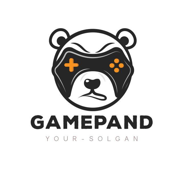 Panda Logo - Game Panda Logo & Business Card Template Design Love