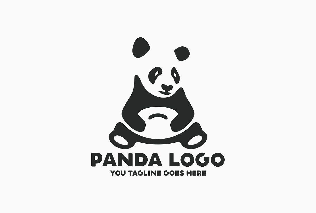 Cartoon Panda Logo - Panda Logo ~ Logo Templates ~ Creative Market