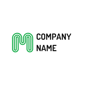 Green M Company Logo - Free M Logo Designs | DesignEvo Logo Maker