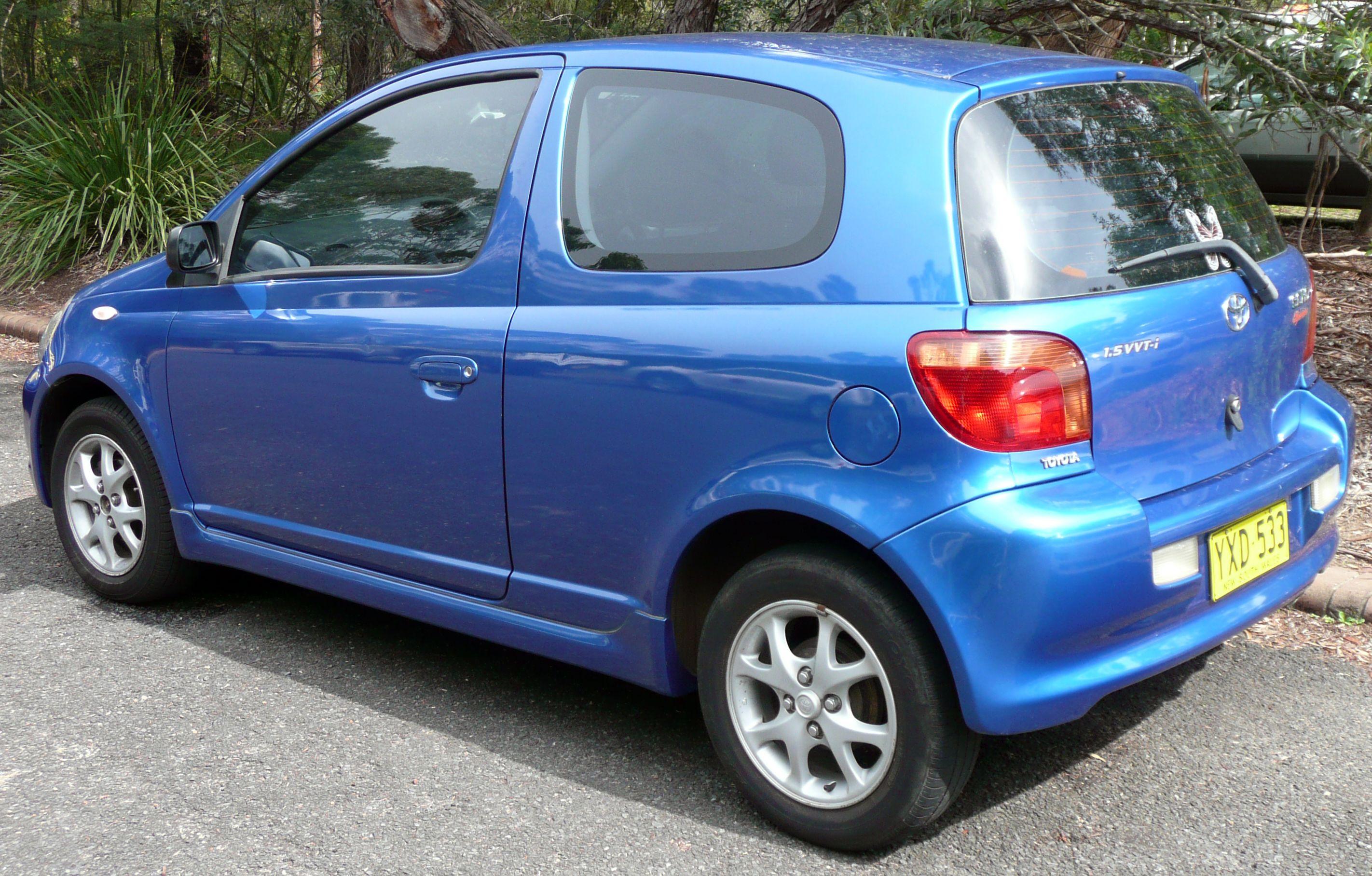 2002 Blue Toyota Logo - 2001 2002 Toyota Echo (NCP13R) Sportivo 3 Door Hatchback